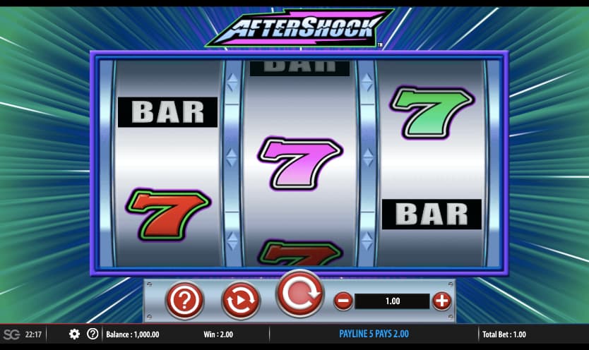 玩家回報率97.00%-Aftershock Frenzy大頭彩老虎機