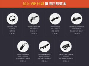 Gunsbet 賭場的主要優點-VIP 方案