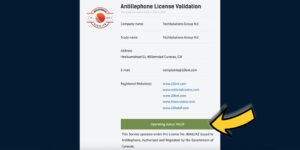 22BET 線上賭場許可證–在這網站賭博安全嗎?Curacao Antillephone NV